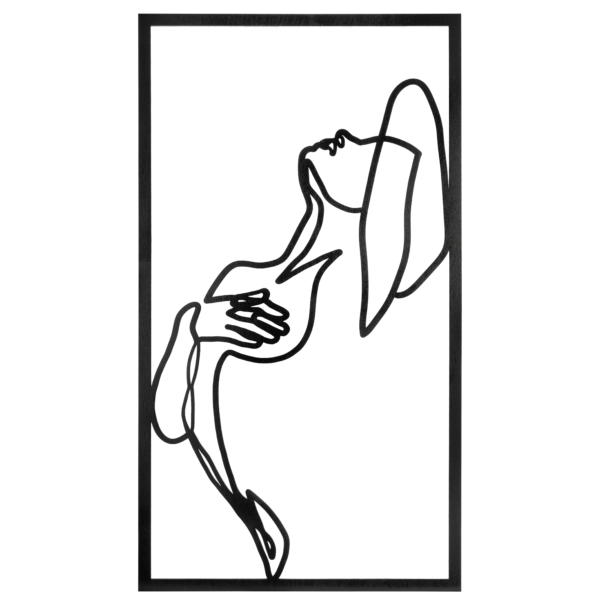 One Line Art, kobieta tańcząca - obrazek 2