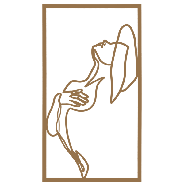 One Line Art, kobieta tańcząca - obrazek 8