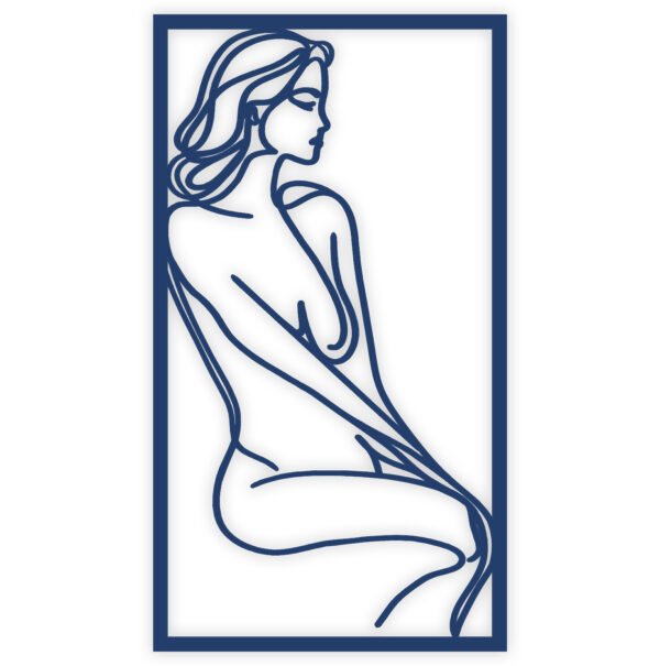 One Line Art, Kobieta Siedząca - obrazek 8