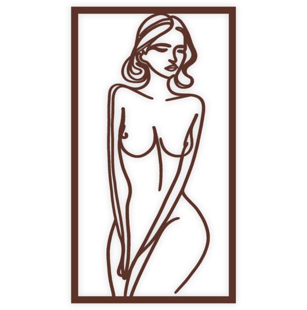 One Line Art, Kobieta Stojąca Przodem - obrazek 9