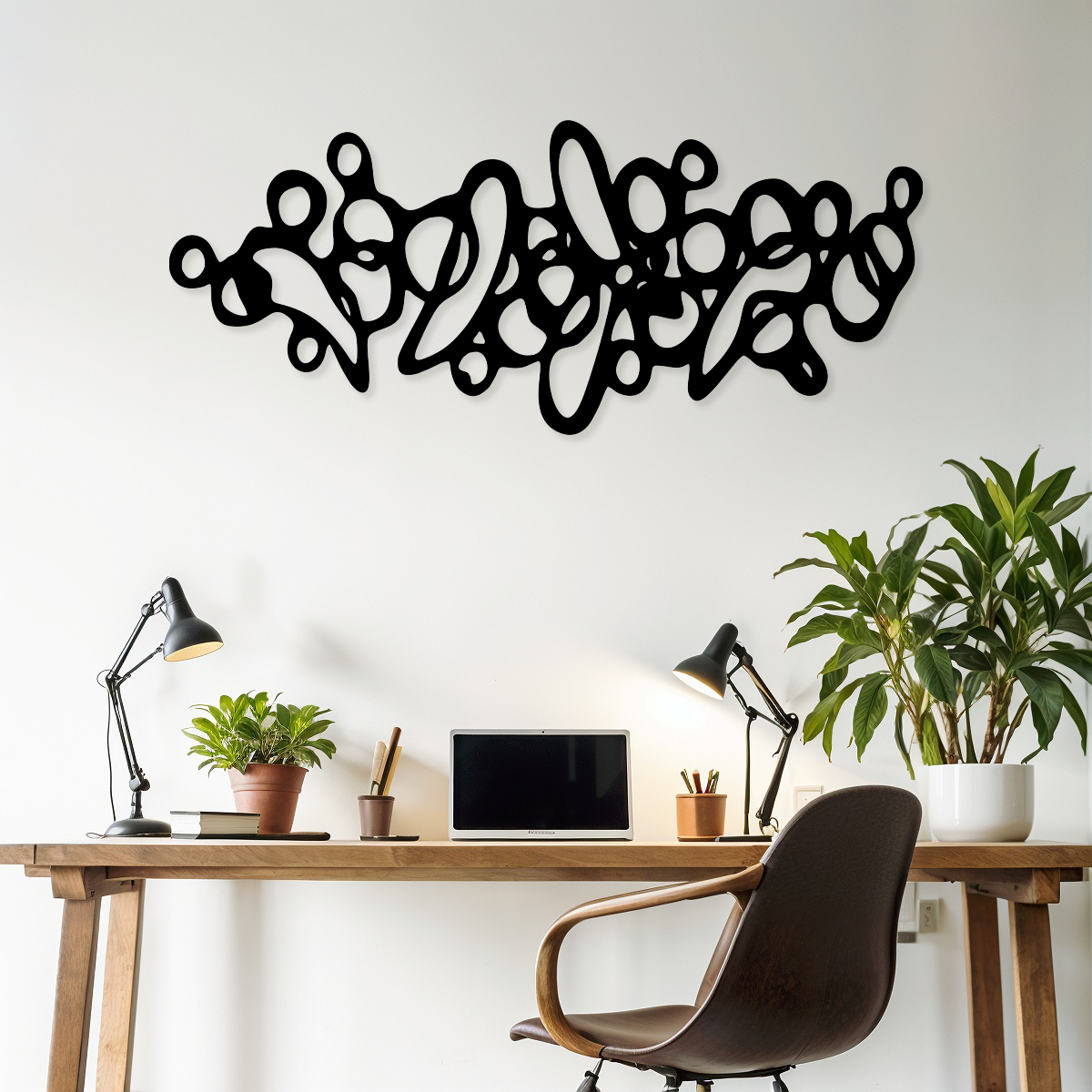 Abstrakcyjna ozdoba naścienna - wzór 5