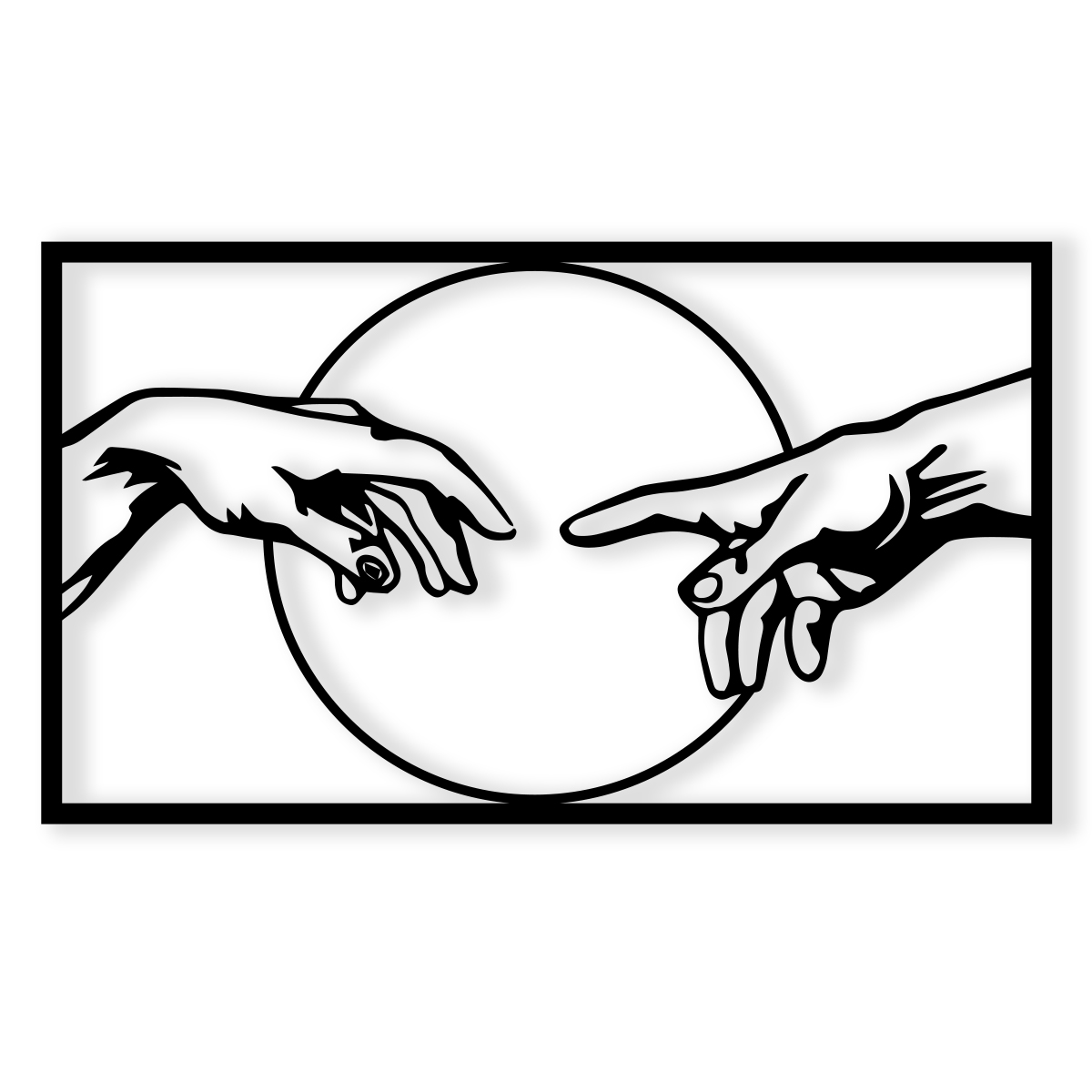 Ozdoba naścienna - Stworzenie Adama - obrazek 6