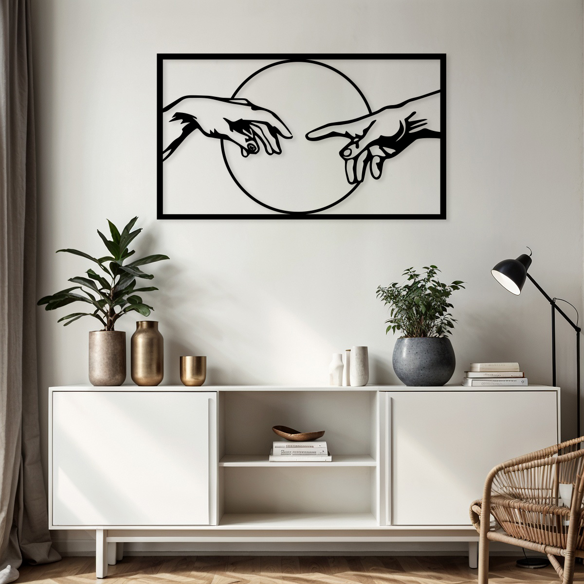 Ozdoba naścienna - Stworzenie Adama