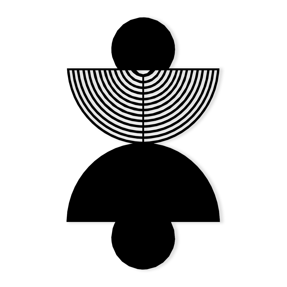 Ozdoba naścienna - Harmonia Kształtów 2 - obrazek 6