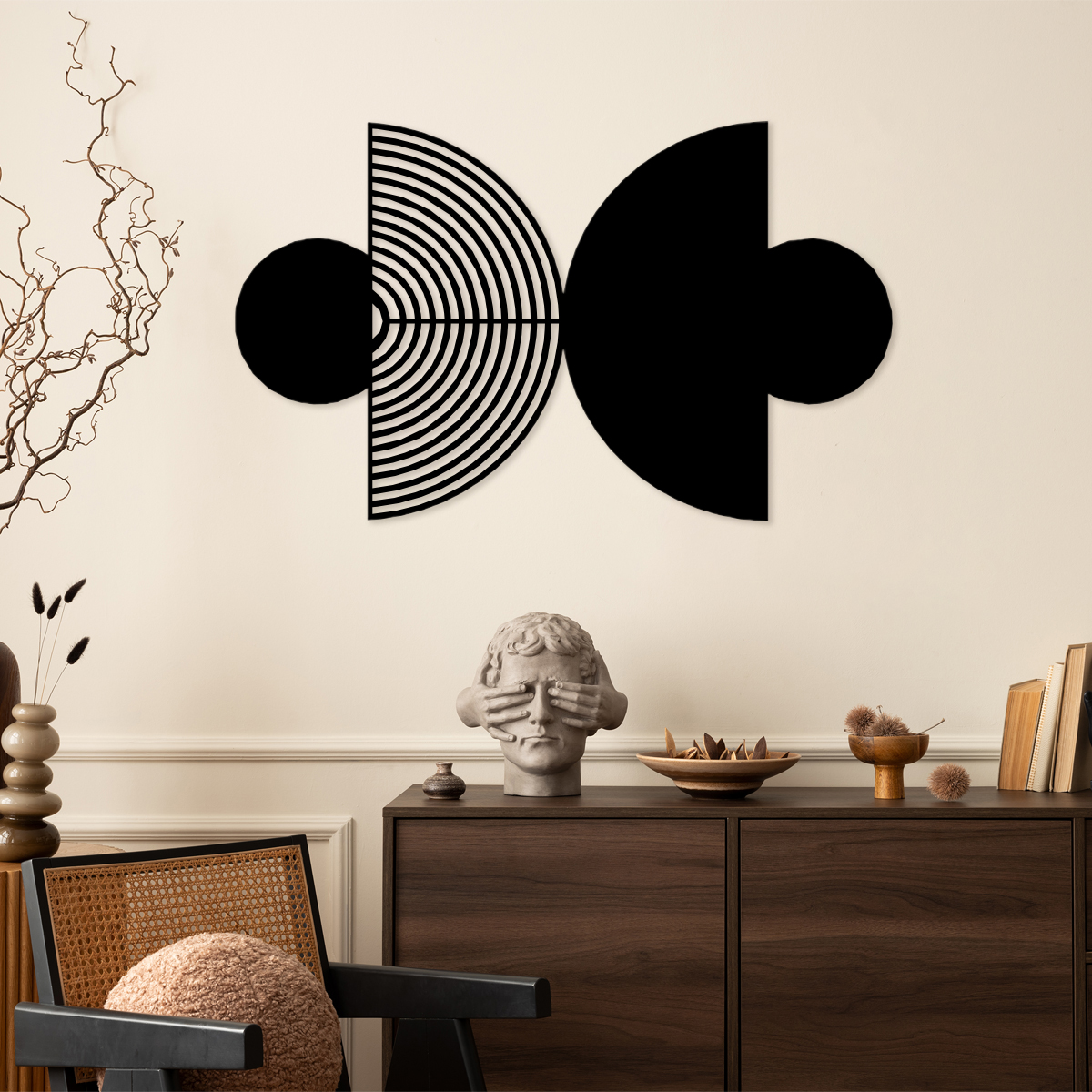 Ozdoba naścienna - Harmonia Kształtów 2 - obrazek 3