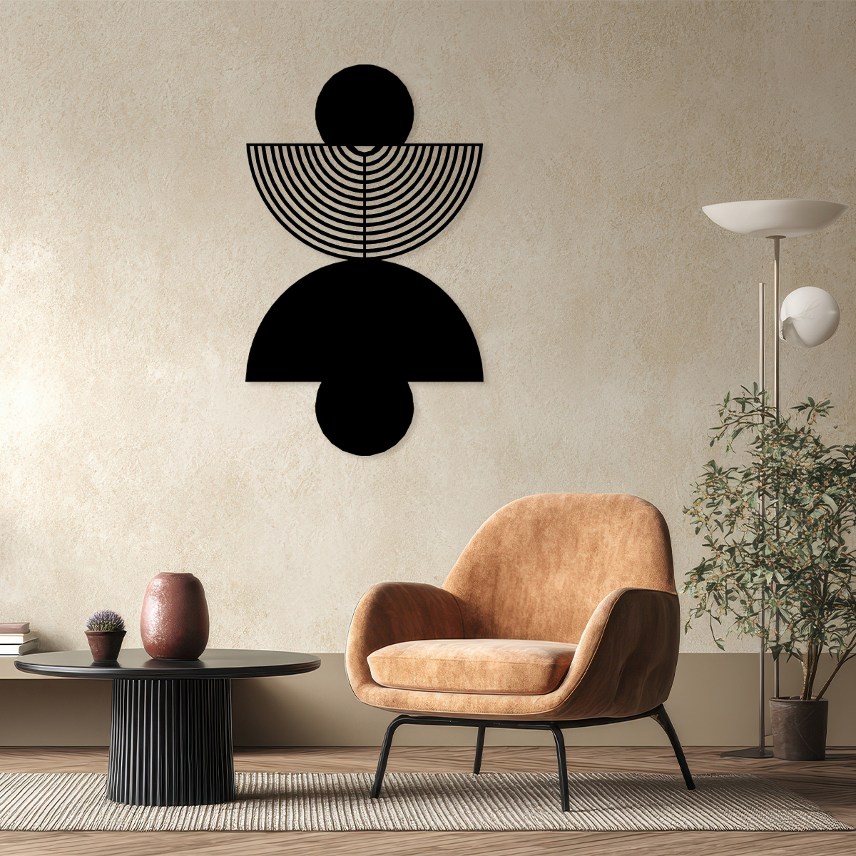 Ozdoba naścienna - Harmonia Kształtów 2