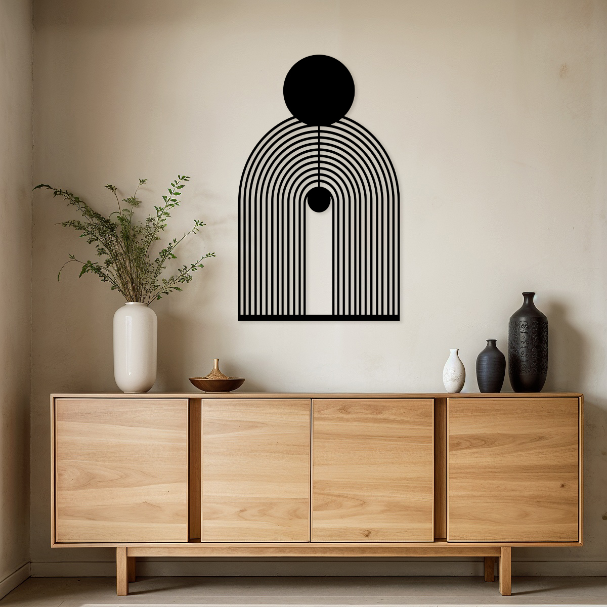 Ozdoba naścienna - Harmonia Kształtów 3 - obrazek 4