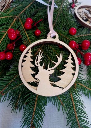 Trójwarstwowa Bombka - Jeleń