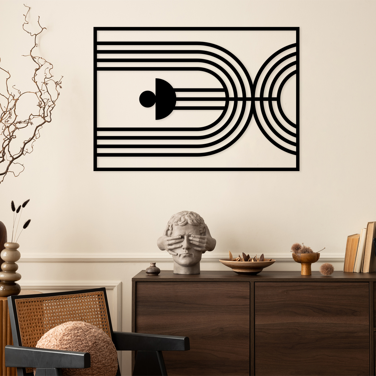 Ozdoba naścienna - Boho Deco - wzór 3 - obrazek 3