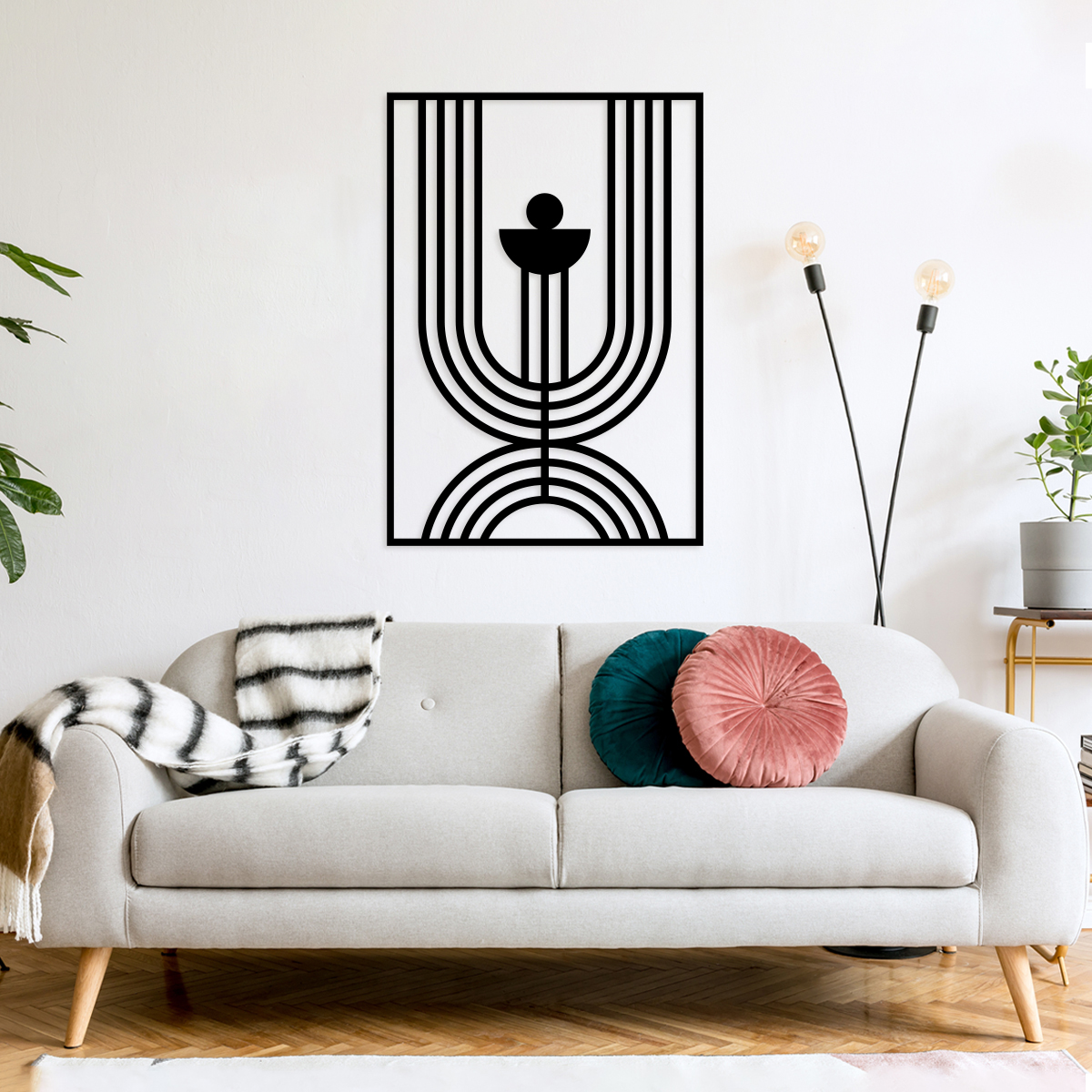 Ozdoba naścienna - Boho Deco - wzór 3