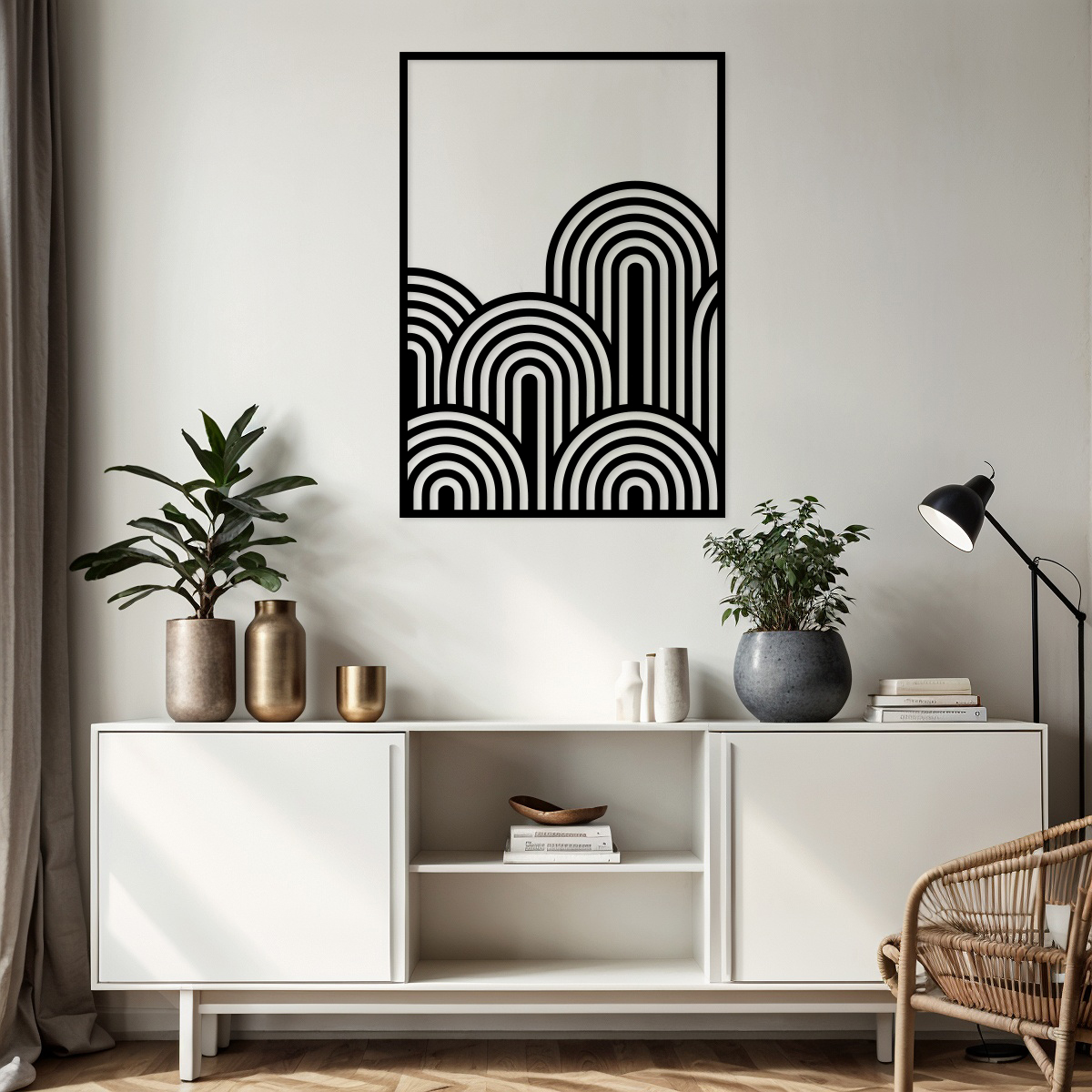 Ozdoba naścienna - Boho Deco - wzór 6