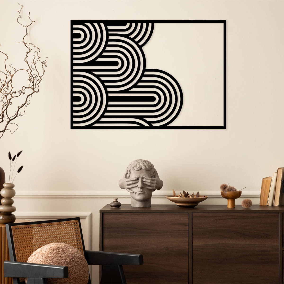 Ozdoba naścienna - Boho Deco - wzór 6 - obrazek 3